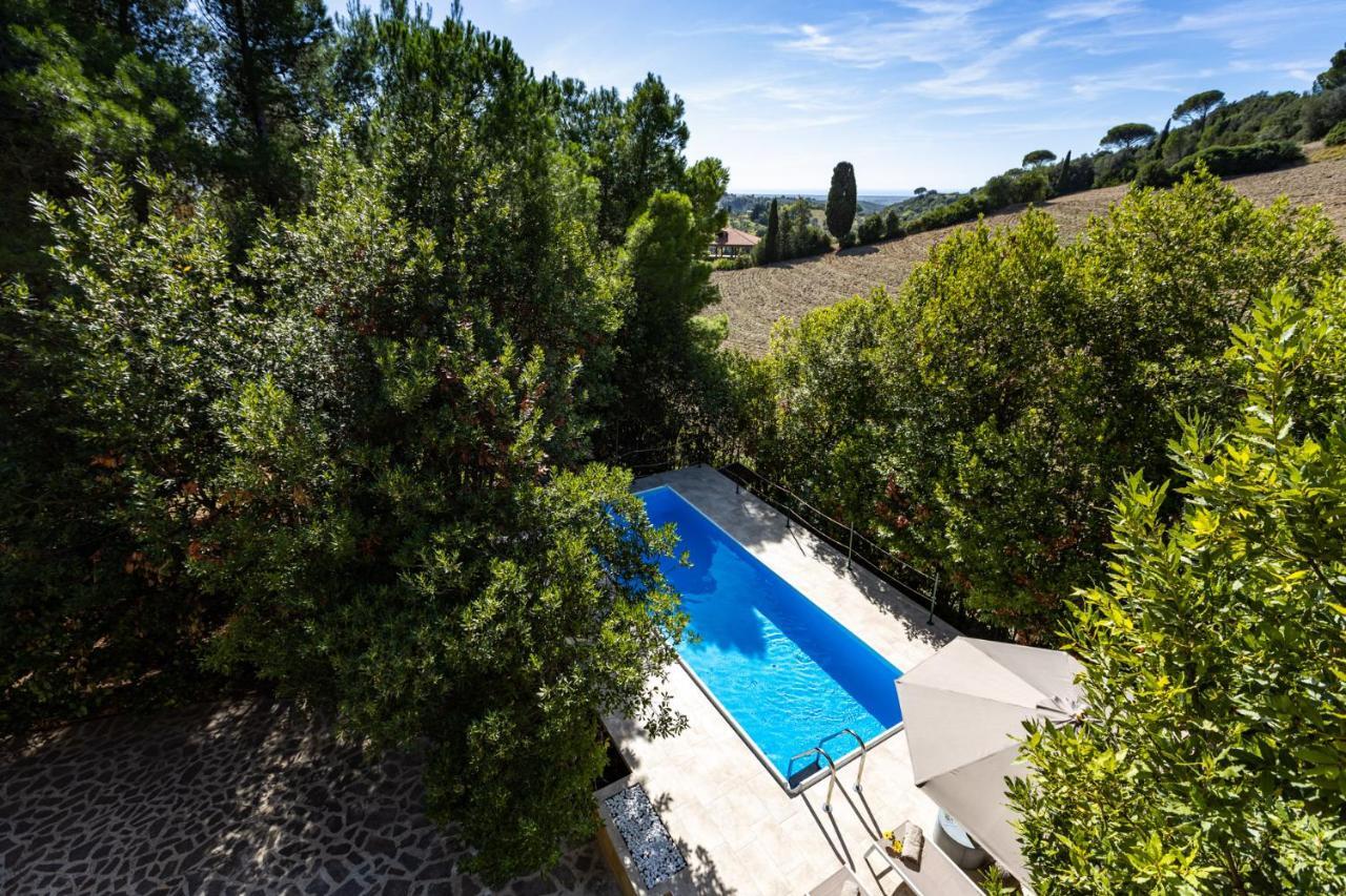 Villa Cesarina Amazing Villa With Private Pool In The Tuscan Hills Casale Marittimo Dış mekan fotoğraf